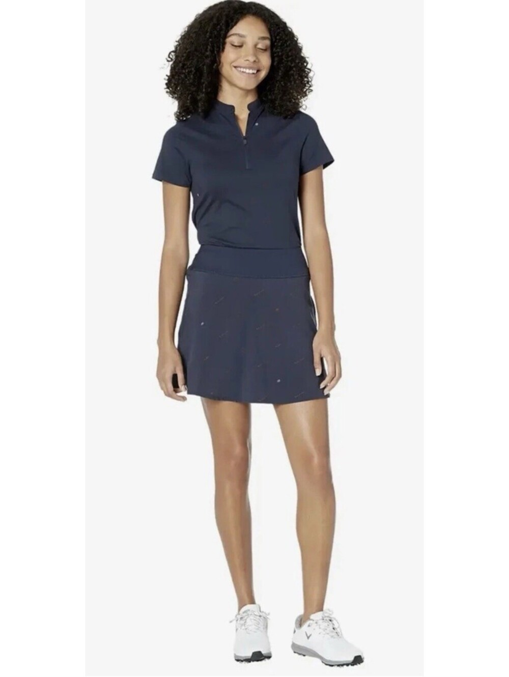 Sz XS- PUMA GOLF Women's Standard Pwrshape Love Golf Skirt, Navy